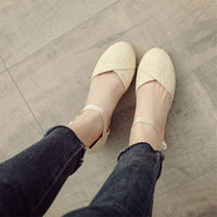 Wedge Sandals Women's Ankle-strap Buckle High Heel