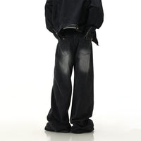 Men's Special-interest Design American Retro Washed Jeans