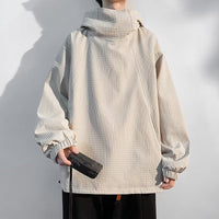 American High Street Hoodie Coat Spring And Autumn New Men's Workwear Pullover Jacket