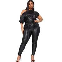 Autumn New Style European And American Women's Cross-border Leather Pants