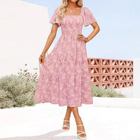 Best-selling Solid-color Off-shoulder High-waist Maxi Dress For Women