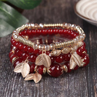 Bohemian Multi Layer Bracelet Leaf Ethnic Style