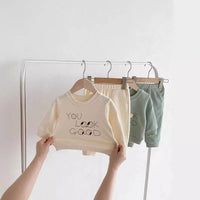 Boys And Girls Sweater Fashion Two-piece Suit