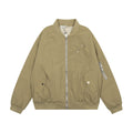 Men's Spring And Autumn Casual Loose Cargo Zipper Cardigan Outerwear Tide