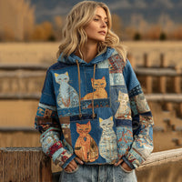 Winter Merry Christmas Hoodie With Pocket