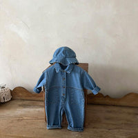 Tidal Solid Color Jumpsuit Pocket Long Climb
