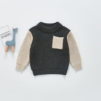 Korean Style Children's Long Sleeve Pullover Fashion Jacket