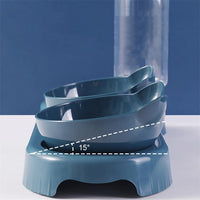 Protect Cervical Vertebrae And Prevent Overturning Double Food Bowl