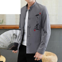 Retro Style Ancient Costume OK Embroidery Chinese Mountain Costume