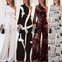 Wholesale Two Piece Suit Sleeve Lace Jumpsuit
