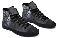 Printed Couple High-top Canvas Shoes