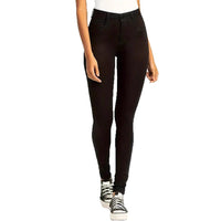 Casual Versatile Simple Solid Color Slim Denim Trousers