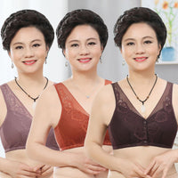 Fashion New Lace Front Buckle Women's Bra