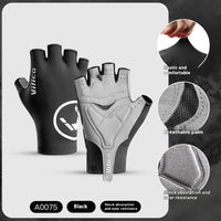 Spring And Summer Outdoor Mountain Bike Riding Gloves Thin Shock Absorption
