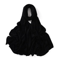 56 Colors Solid Color Modal Scarf Small Size Monochrome Jersey Veil Mercerized Cotton Scarf