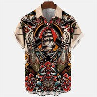 3D Myth Retro Animal Men's Shirt