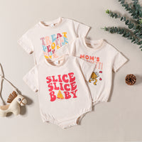 Infant Toddler Jumpsuit Cartoon Letter Print Jumpsuit