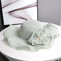 Women's Linen Breathable Wide-Brim Sun Hat