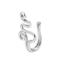 Brass Inlaid Zircon Star Heart Crown Nose Ring