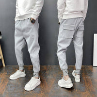 Slim-fitting Ankle-tied Casual Pants