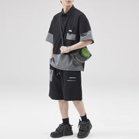 Japanese Retro Overalls Casual Quick-drying Shorts