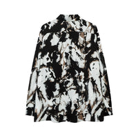 Fashion Personalized Ink Tie-dye Loose Shirt Men