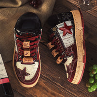 Star Pattern Sneakers Men's Special-interest Design Sports And Leisure