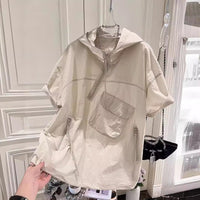 Mens And Womens Summer Trendy Brand Thin Loose-fitting Versatile T-shirt