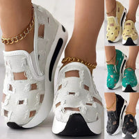 Plus Size Beggar Breathable Shoes With Hidden Heels Women