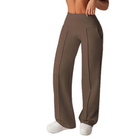 Womens Straight-leg Athletic Pants Loose-fitting Quick-dry Workout Wear