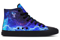 Fashion Printed Couple High Top Canvas Shoes