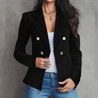 Double-breasted Elegant Blazer For Women