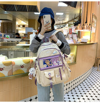 Large-capacity Student Backpack Simple Travel Backpack College Student School Bag