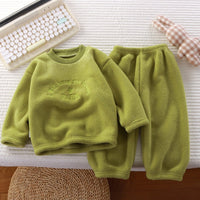 Boys And Girls Thermal Pajamas Suit