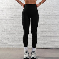 High Waist Peach Cycling Pants Women