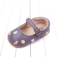 Baby Girl Soft Bottom Embroidered Flower Breathable Toddler Shoes
