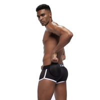 New Mesh Front And Back Buttocks Men's Boxer Briefs