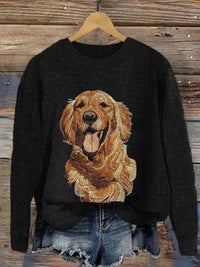 Christmas Style Loose Round Sweater