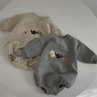 Ins Infant Toddler Korean Style Winter Clothes Jumpsuit