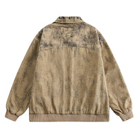 Streetwear Lapel-embroidered Couples Jacket