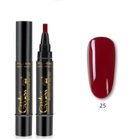 3 In 1 Nail Glue Pen  One-step Glue Phototherapy Plastic Nail Magnet Pen French Water Ripple Cat Eye Strong Magnet Pen DIY Manicure Tool Pen