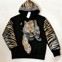 Fashion Casual Printed Polyester Sweater
