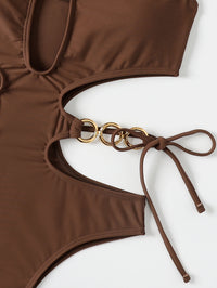 Bikini Ring One Piece Swimsuit