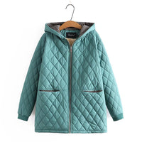 Plus Size Women's Cotton-padded Coat