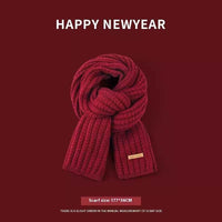 Short Knitted Handmade Small Scarf Women