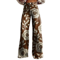 Trendy Flared Denim Jeans Made From Pure Cotton For Women
