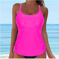 One-piece Swimsuit Round Neck Conservative Vest Swimming Top