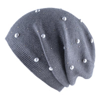 Warm Hot Drill Ladies Rabbit Fur Knitted Hat