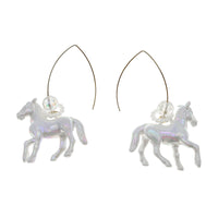 Street-style Instagram Sequin Shimmer V-shaped Ear Hook Earrings Jewelry