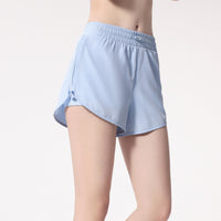 Women's Summer High Waist Casual Quick-drying Breathable Drawstring Sports Yoga Shorts
